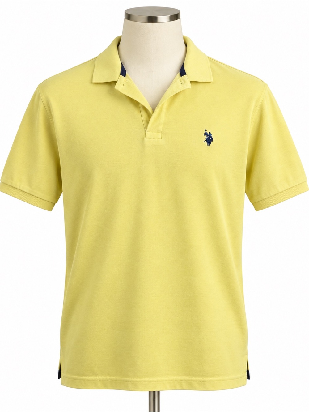 Polo by Ralph Lauren Lemon Yellow Short-Sleeve Polo with Navy Pony